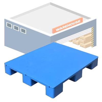 Plastic Pallet Deck, Lightweight Polyethylene Storage Pallet for Basements and Shipping