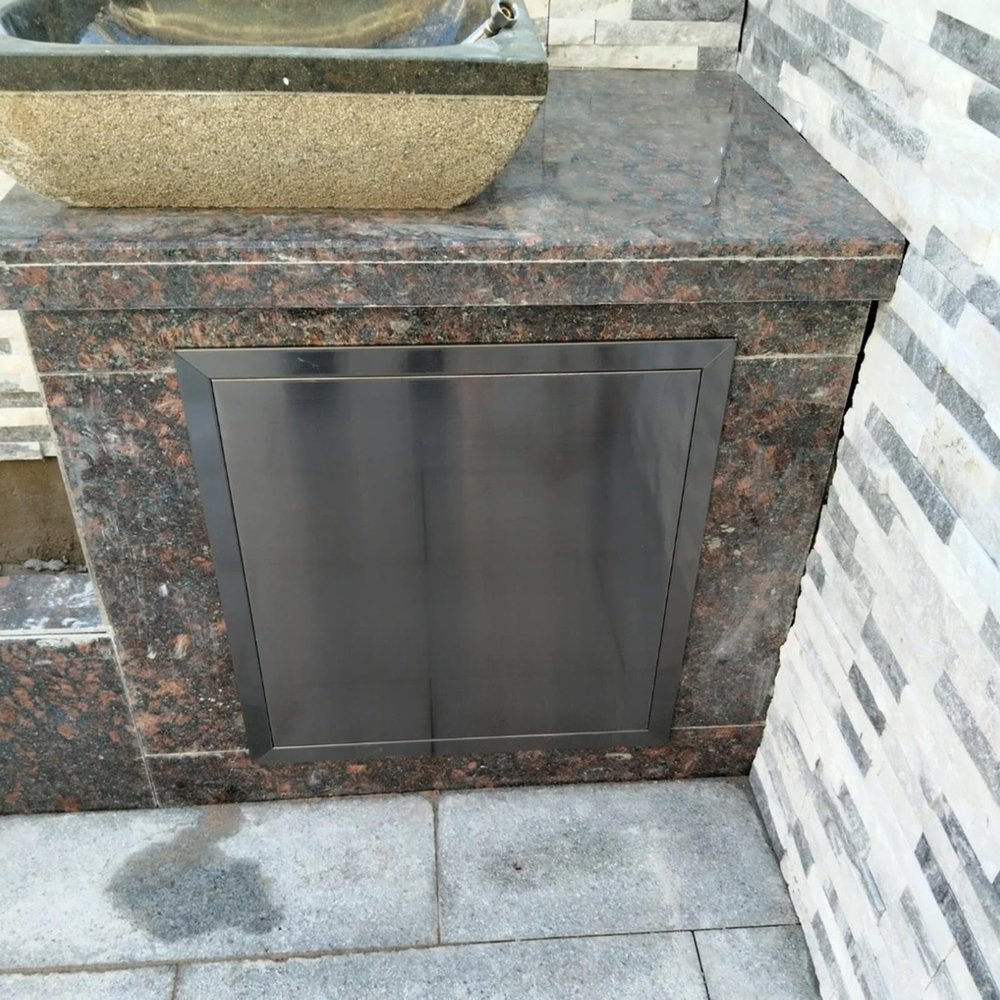 Dailify Stainless Steel Access Panel for Outdoor Use, 20 x 24 in (50 x 60 cm)