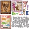 GLOBLELAND Steampunk Keyhole Metal Dies for Card Making view 1