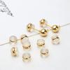 Vynetra Earring Backs, Replacement Stoppers, White Gold, Screw-Back Clutches view 3