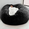 GWFBLID Classic Faux-Fur Bean Bag Chair Cover, Without Filling view 1