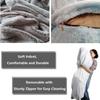 GWFBLID Classic Faux-Fur Bean Bag Chair Cover, Without Filling view 4