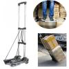 LCKKJHG Foldable Hand Cart, Small Lightweight Telescopic Wagon, Black 02 view 2
