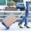 LCKKJHG Foldable Hand Cart, Small Lightweight Telescopic Wagon, Black 02 view 3