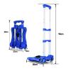 LCKKJHG Foldable Hand Cart, Small Lightweight Telescopic Wagon, Black 02 view 4