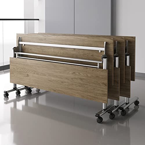 Folding Conference Table Set with Modesty Panels and Locking Casters