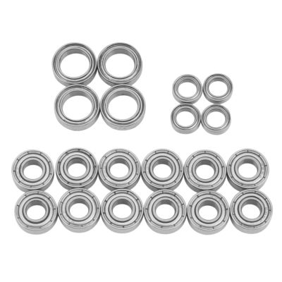 GTFRUQAS 20-Piece Ball Bearing Set for Tamiya TT-01/TT-01D/TT-01E/TT-01R/DF-02 1/10 RC Cars