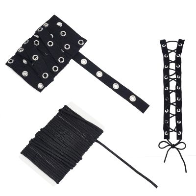 letsinstyle 4 Yards Black Ribbon Set