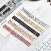 Stainless Steel Rhinestone Replacement Band Compatible with Huawei Watch Fit 4/4 Pro view 2