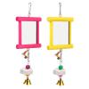 Chicken Mirror Swing Toy with Beak-Grinding Stone view 1