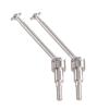 Compatible with SCY 16101/16102/16103/16104/16106, JJRC Q130 1/16 RC Car, Steel CVD Driveshafts, 2-Piece view 2