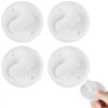 4 Pack Shower Curtain Clips with Water Protection view 1