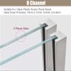 Square Glass Railing Post for Stairs, Decks, Terraces, and Balconies view 4