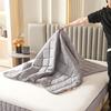 Quilted Mattress Protector with Zipper, 360° Encasement, Washable and Removable, E-200 200 + 30 cm view 2