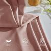StangH Dusty Pink Velvet Curtains, 250 cm Long, Room-Darkening, 132 x 250 cm, 2 Panels view 4