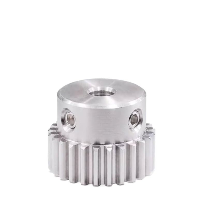 1-Pc. 1.5 Module 304 Stainless Steel Stepped Spur Gear, 17 Teeth, 10 mm Bore