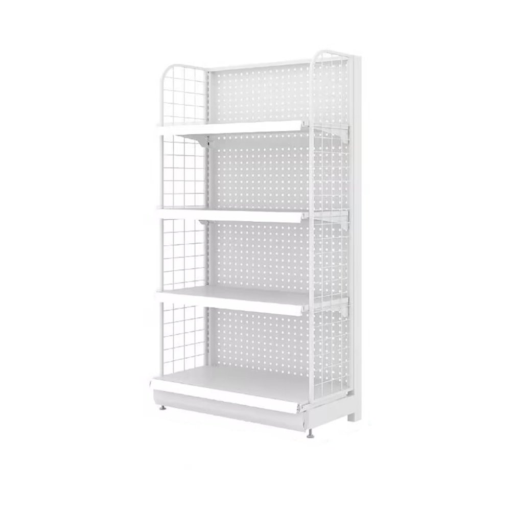 Retail Gondola Shelving, White, 78 x 36 x 165 cm