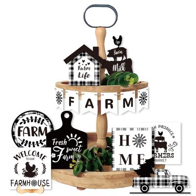 AHANDMAKER 16-Piece Farmhouse Decor Set