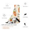 EZDLOWVBA Microfiber Beach Towel with Cheerful Carrot Print, Quick-Drying, Lightweight, Oversized view 3