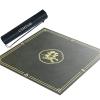 CYHTYM Square Leather Mahjong Mat, Noise-Reducing Table Mat with Storage Bag (Gray 2, 85 cm/33.4 in) view 1