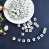 LEGENTLISUR 20 Pcs Glow-in-the-Dark Silicone Letter Beads (Letter A) view 3