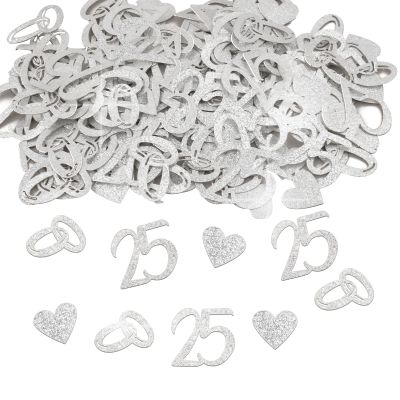 180 Pieces Silver Wedding Decoration