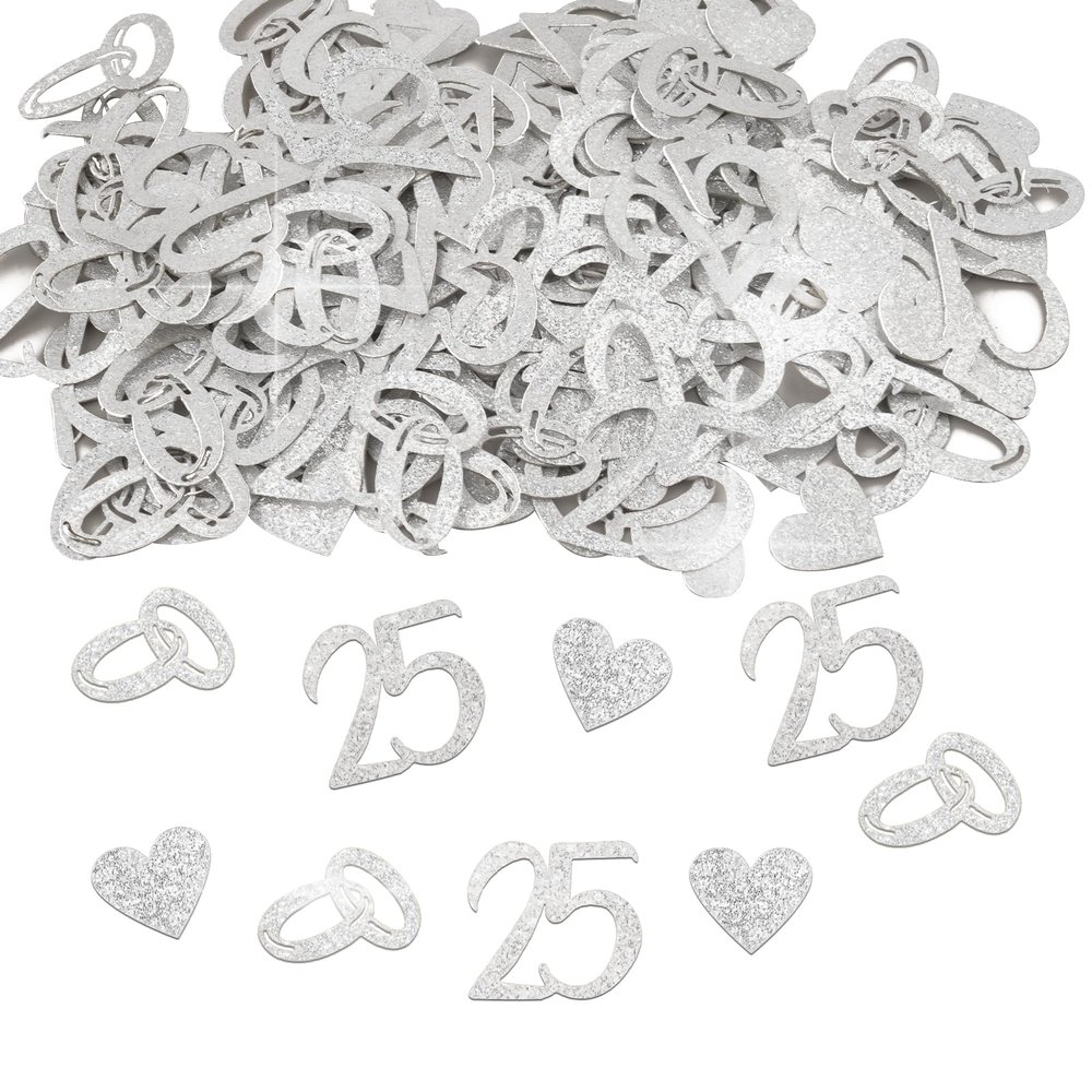 180 Pieces Silver Wedding Decoration