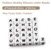 LEGENTLISUR 20 Pcs Silicone Letter Beads 12mm Cube Vowel Initials White Alphabet Beads for Friendship Bracelets Necklaces Keychains DIY Projects (Letter I) view 2