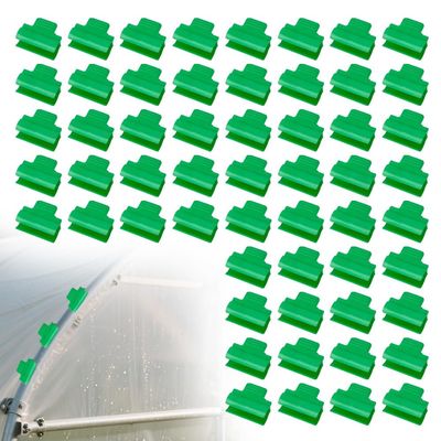 11 mm Greenhouse Film Clips, 60-Pack