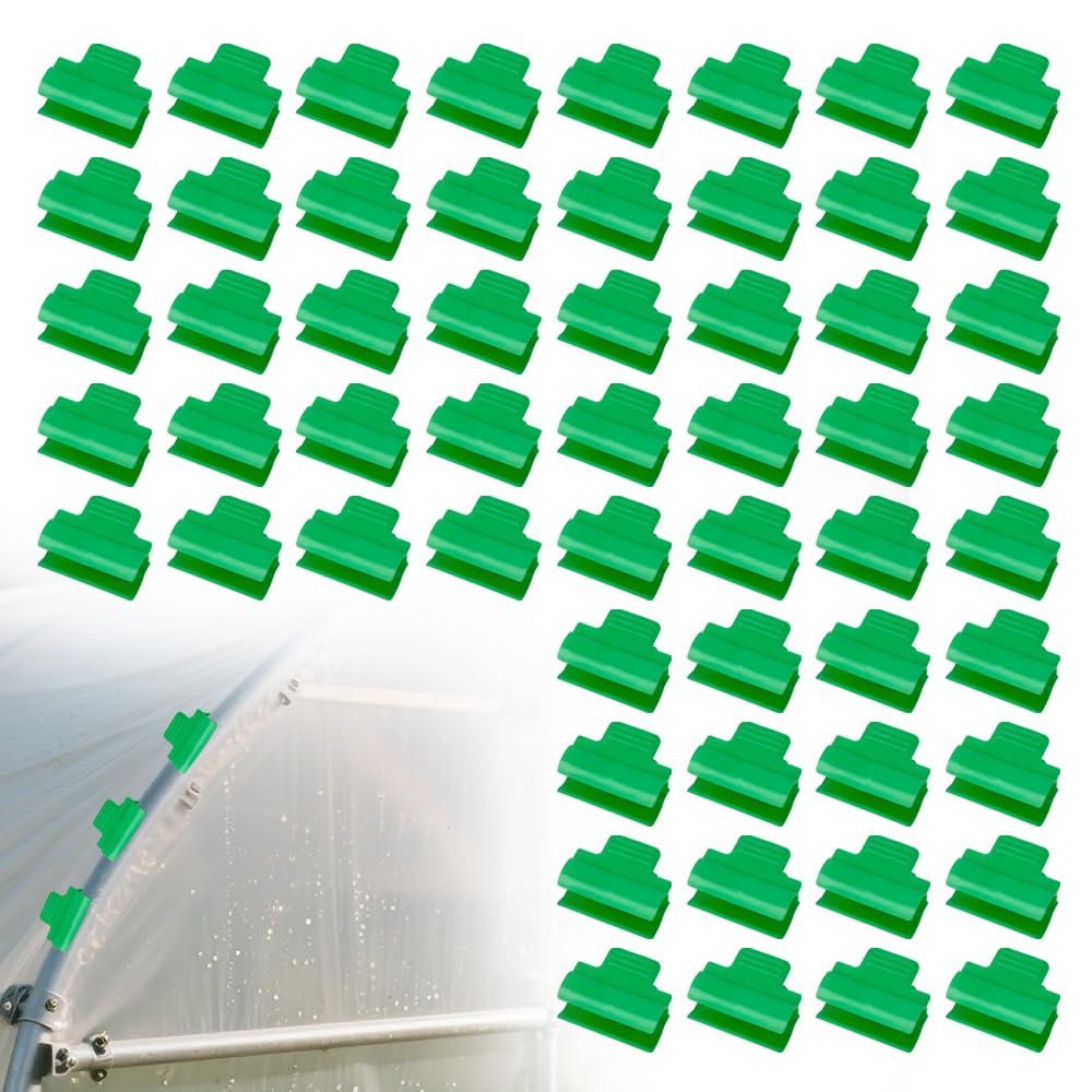 11 mm Greenhouse Film Clips, 60-Pack
