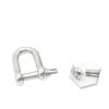 LZTDSBX 316 Stainless Steel D-Ring Anchor Shackle, M4-M38, Screw Pin view 2