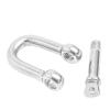 LZTDSBX 316 Stainless Steel D-Ring Anchor Shackle, M4-M38, Screw Pin view 3