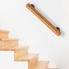 Non-Slip Wooden Stair Handrail, 36.6 m, Wall-Mounted, Grab Bar for Older Adults at Home and in the Garden, Safety Railing for Corridors and Attics, 50 cm view 1
