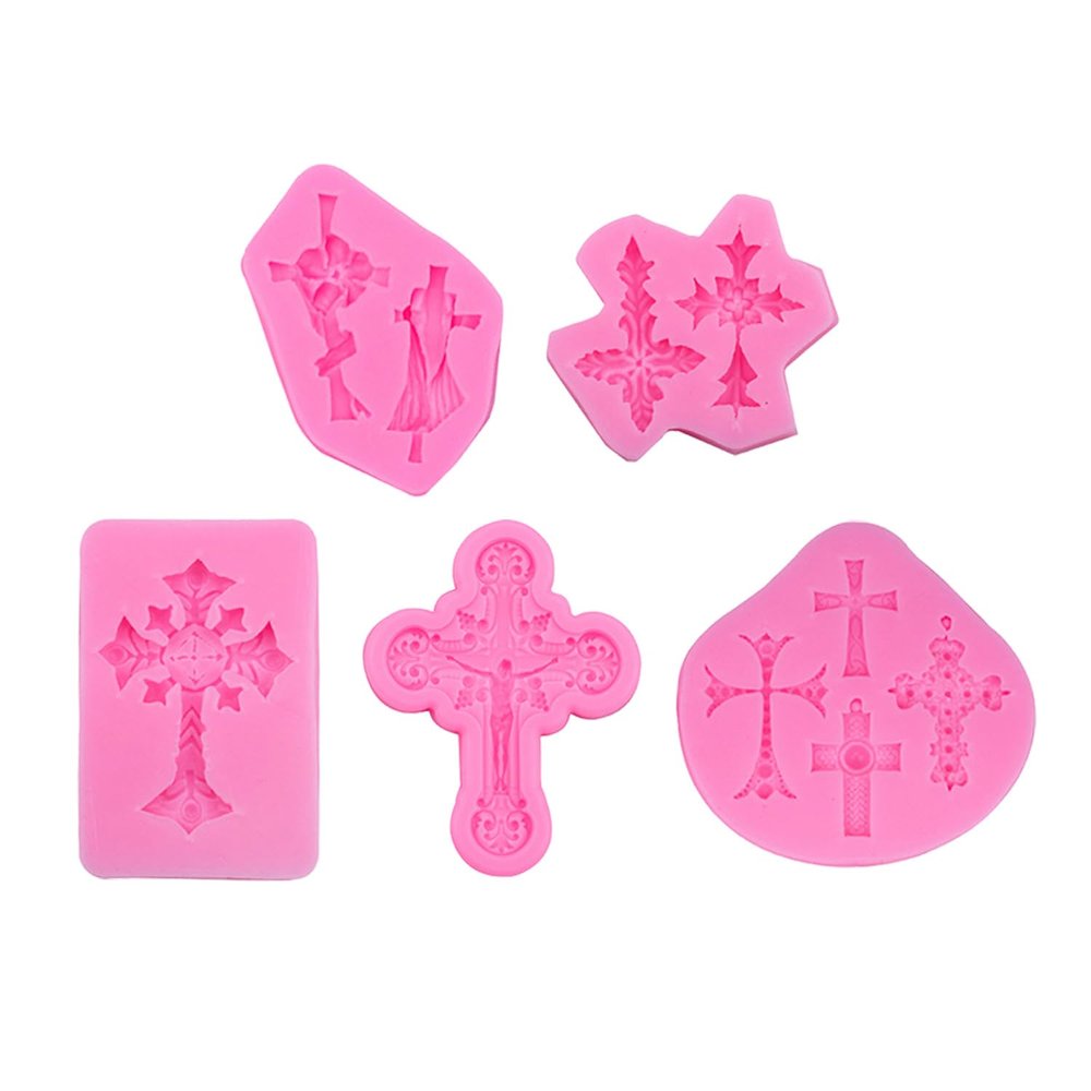 AIRTILY 5-Piece Cross Mold Set