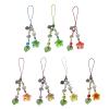 YUPEIUKLI Handmade Plumeria Tassel Heart Ornament view 3