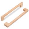 SYZOW 6-Piece Wooden Drawer Handles, 192 mm Hole Spacing (Beech) view 1