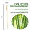 100 Bamboo Skewers for Finger Food view 2