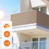 Chivivi Weatherproof Balcony Privacy Screen, Opaque UV-Resistant Balcony and Patio Cover with Cable Ties view 3
