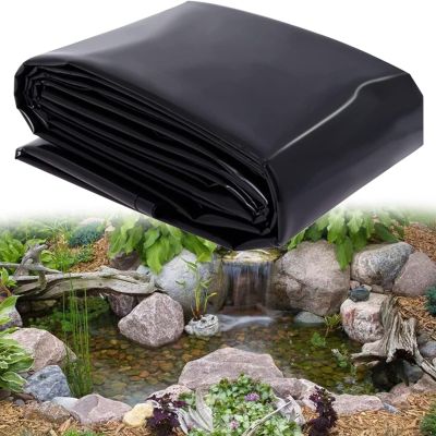 MarxaN Garden Pond Liner, Underlay, 3 x 4 m, 4 x 4 m, 5 x 8 m, 6 x 10 m, 10 x 12 m, Black, Impermeable Pond Membrane for Outdoor Ponds, Streams, Fountains and Waterfalls (6 x 12 m)