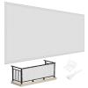 Chivivi Weatherproof Balcony Privacy Screen, Opaque UV-Resistant Balcony and Terrace Cover with Zip Ties view 1