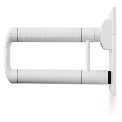 Wall-Mounted Grab Bar and Towel Holder
