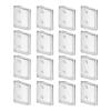 16-Piece Transparent Waterproof Wall Clips for Dorms, Apartments, Gyms and Pool Areas view 1