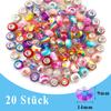 Canollo 14mm Glass Beads for DIY - 20 Pieces view 2