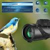 Stscope 360 Monocular Set, 80x100 HD Monocular Telescope with BAK4 Prism, FMC Lens, Smartphone Adapter and Tripod, Green view 3
