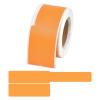 Self-Adhesive Cable Labels, Roll of 100, Waterproof Wire Markers, Orange view 1