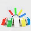 Self-Adhesive Cable Labels, Roll of 100, Waterproof Wire Markers, Orange view 2