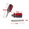 Portable Metal Screwdriver with Clear Crystal Handle view 2