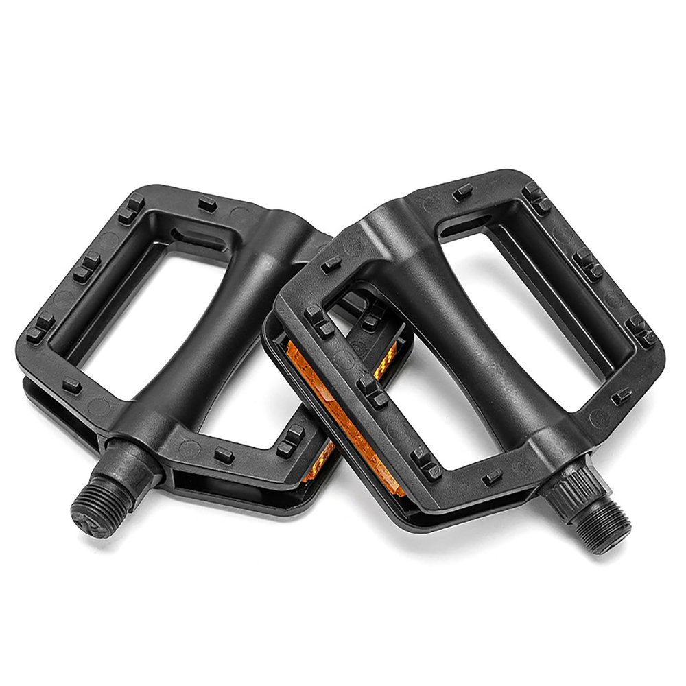 PUBIBD Bike Pedals for Koga Beach Racer, Non-Slip Flat Pedals with Reflective Strips
