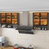 Wall-Mounted Bathroom Cabinet with Glass Doors, 60 x 30 x 80 cm view 3