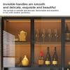 Wall-Mounted Bathroom Cabinet with Glass Doors, 60 x 30 x 80 cm view 4